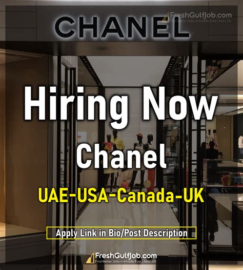 chanel job vacancies